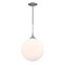 Westinghouse Pendant LED Dimmable 12W Moretti Glassobe, Brushed Nickel Frosted Opal Glass 6119500 - alternate 8
